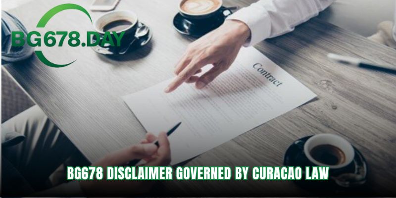 The official legal foundation of the BG678 disclaimer