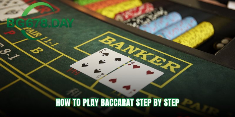 The complete journey of a single baccarat hand