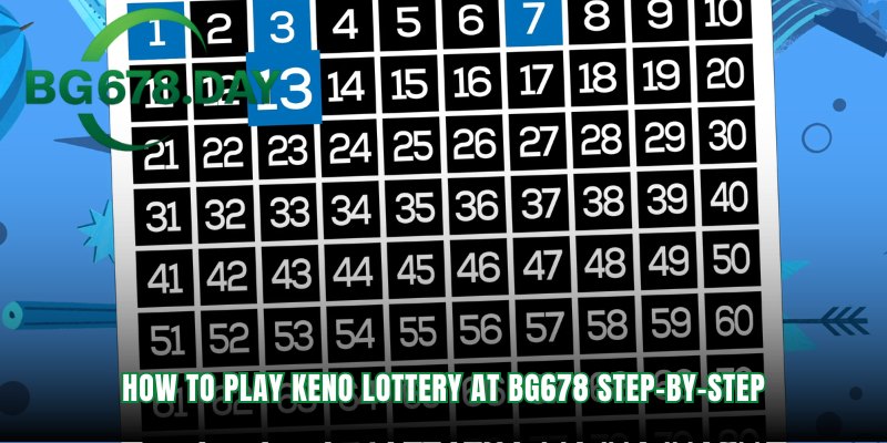 Your simple path to playing the keno lottery now